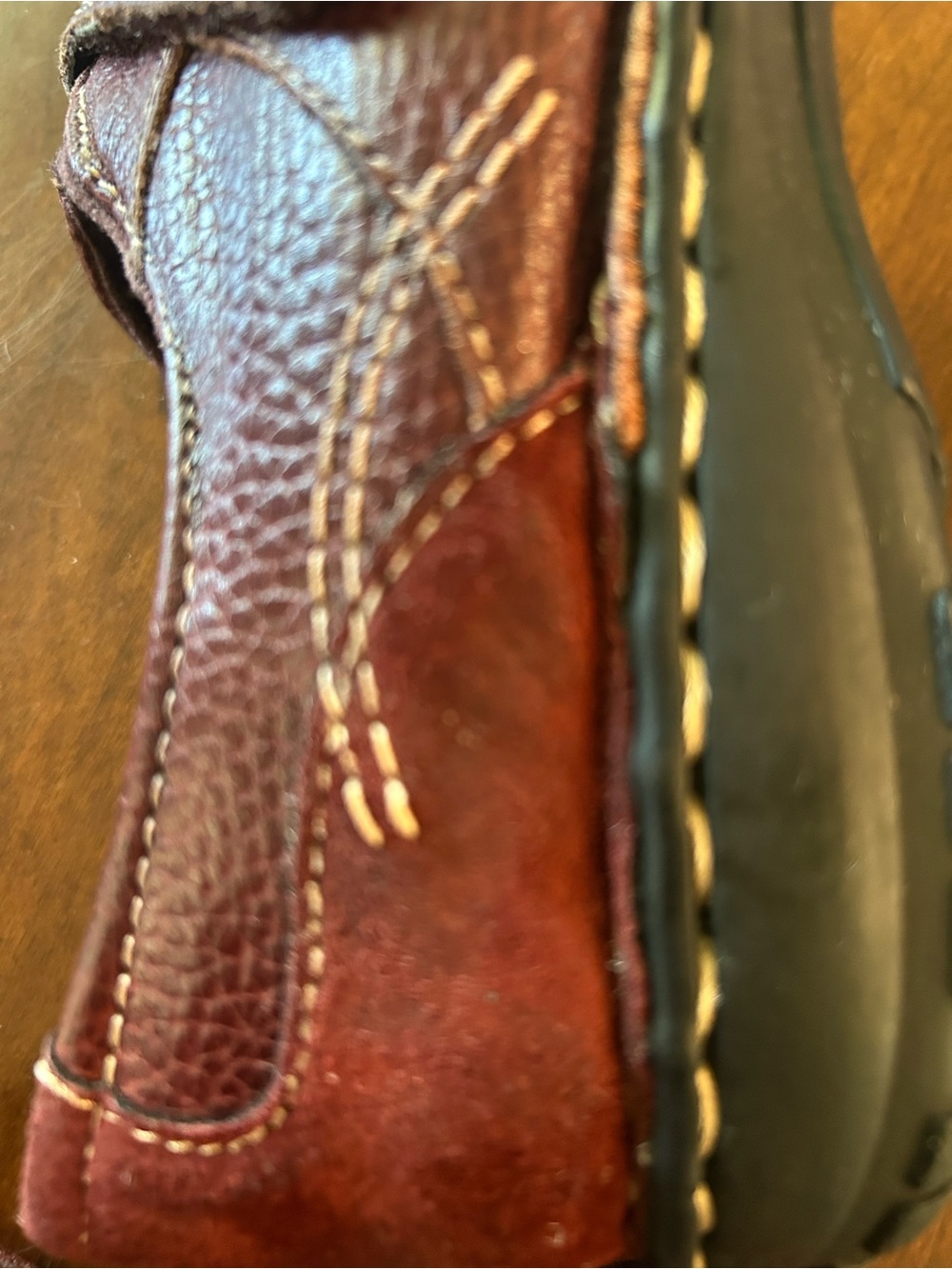 Earth Origins Women's Slip-On Dress Shoes in Burgundy - Picture 8 of 9
